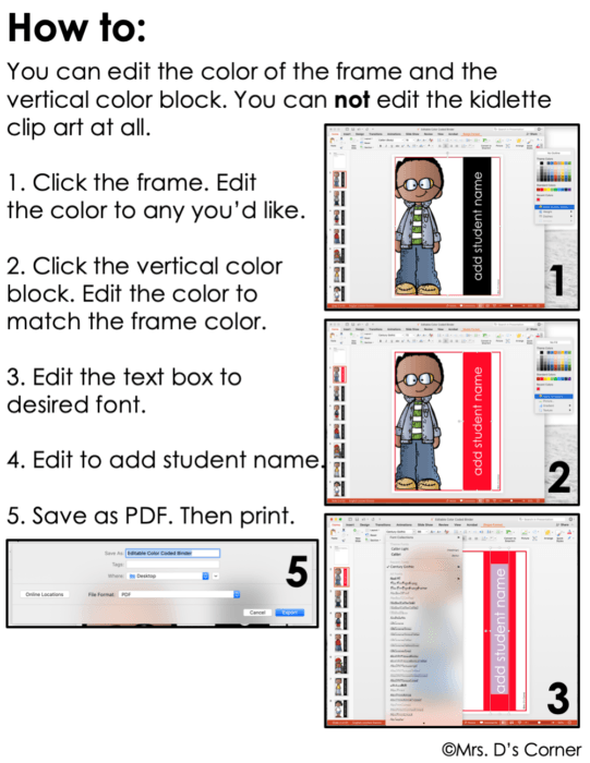 Color Coded Student IEP Binders - EDITABLE | Color Coded Classroom - Image 2
