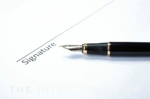 A Parent Signature on an IEP and What It Means for Consent - The ...
