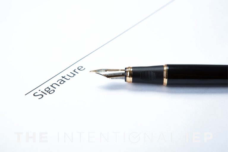 A Parent Signature on an IEP and What It Means for Consent - The ...