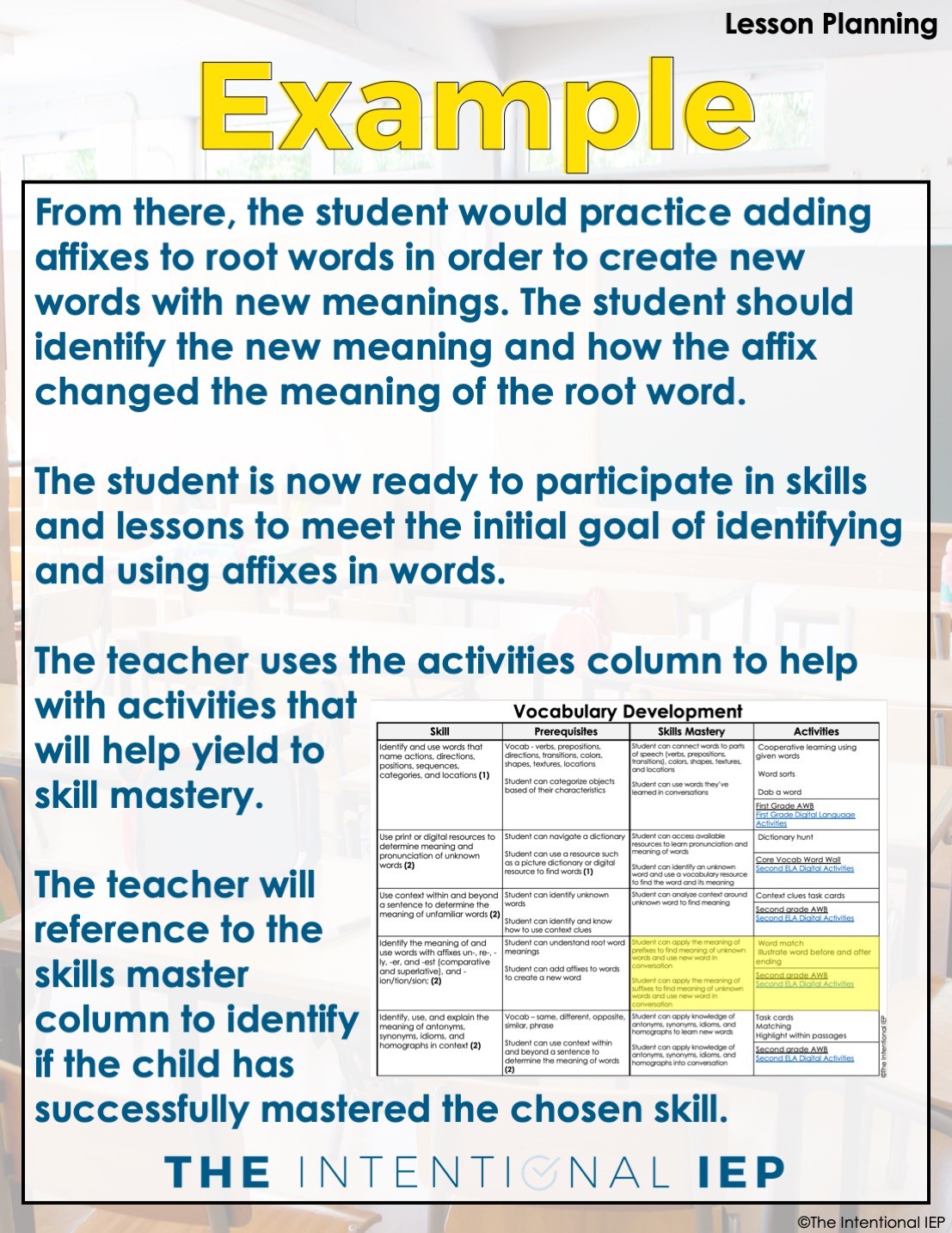 1 IEP Matrix™ | for Birth to 6th Grade Skills - Image 8