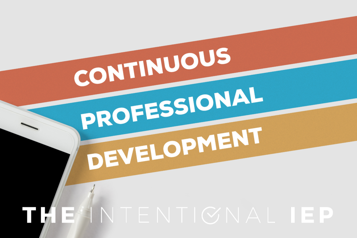 Keeping Track of Your Professional Development - The Intentional IEP