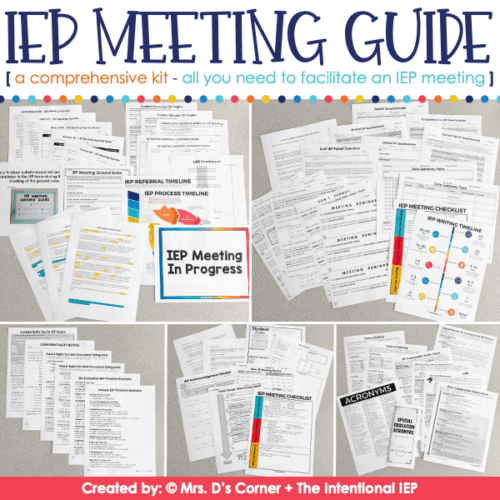 IEP Meeting Guide | A Comprehensive Facilitator's Guide to Holding IEP Meetings