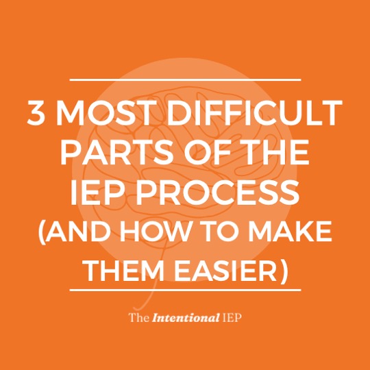 3 MOST CHALLENGING Parts of the IEP Process and how to make them easier