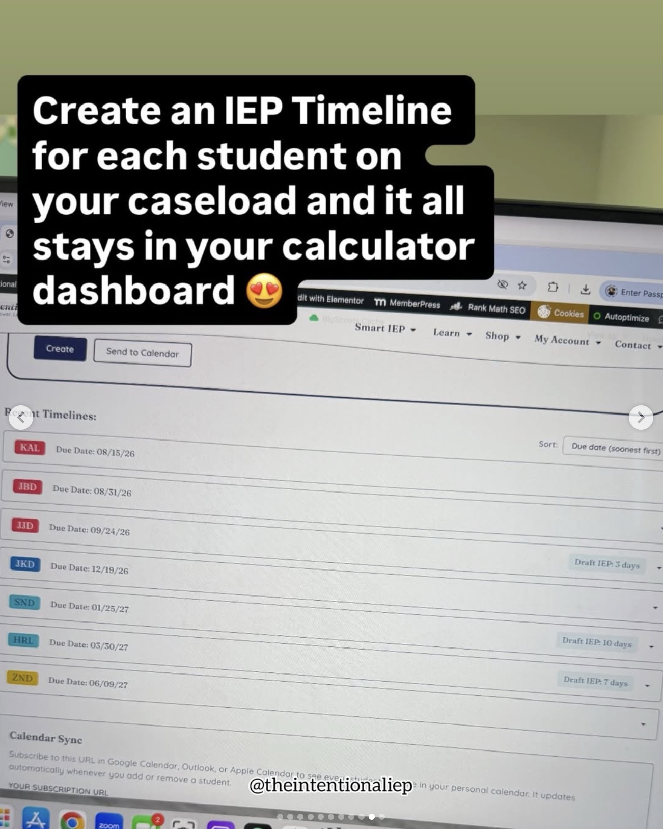 TIIS IEP Calculator 10