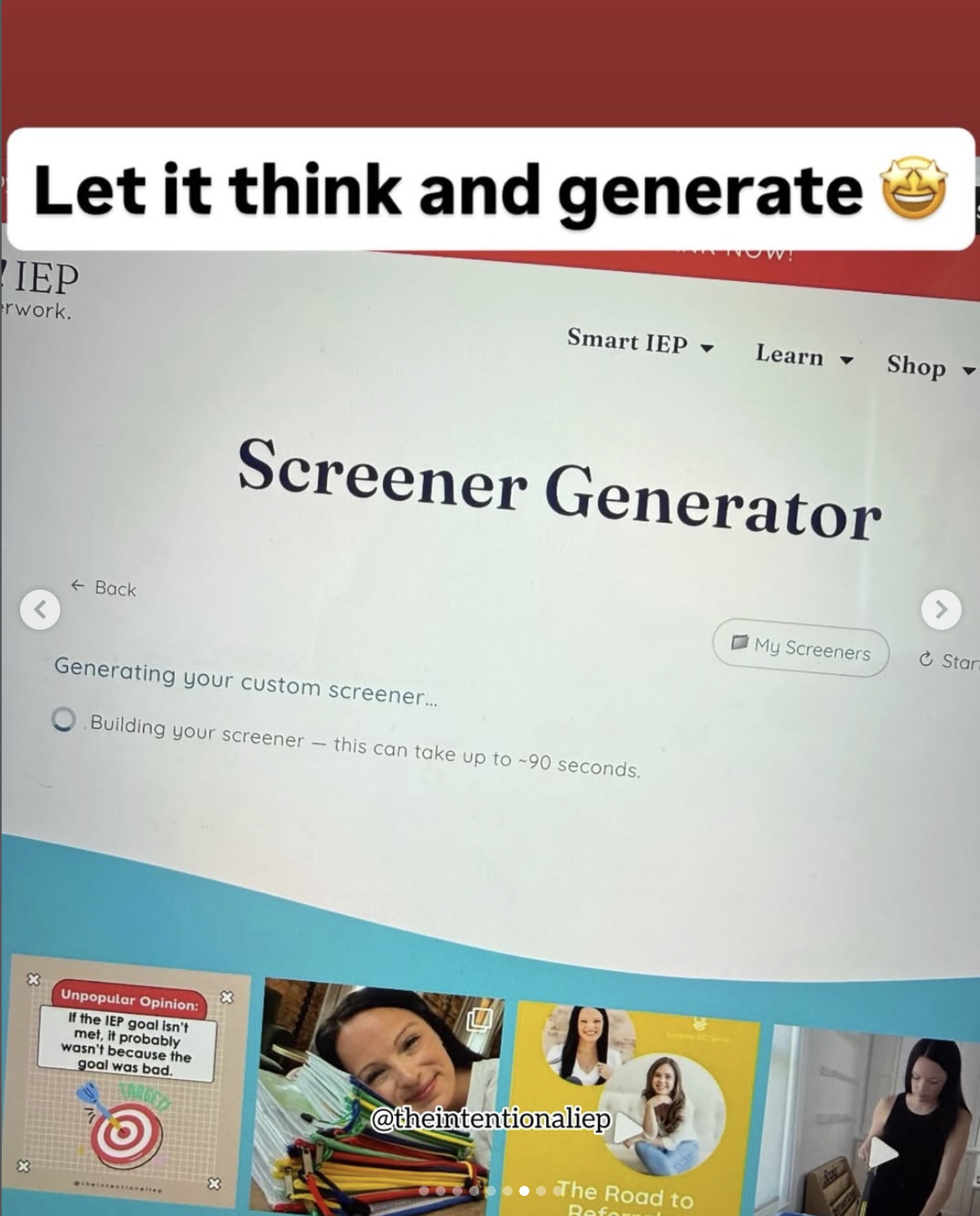 TIIS Screener Generator 7